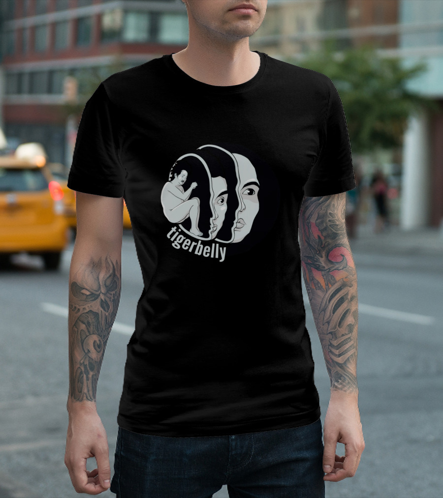 Tigerbelly Podcast Faces Circles T-Shirt