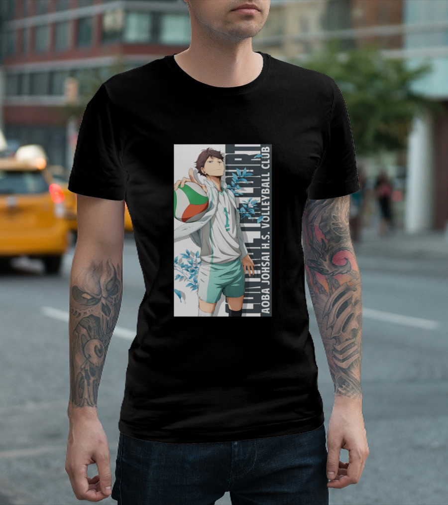 Aoba Johsai H.S. Volleyball Club Toru Oikawa T-Shirt