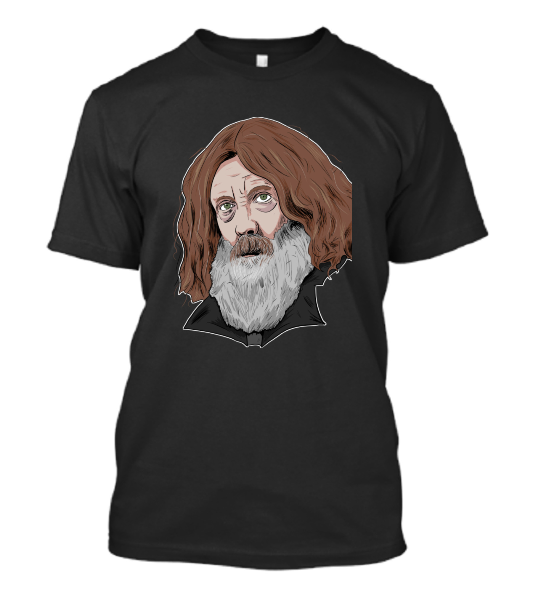 Alan Moore Iconic Bearded T-Shirt