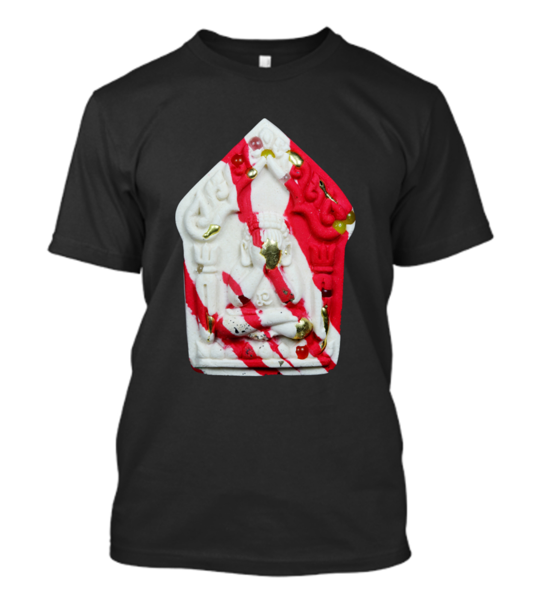 Amulet White Red Gold Spiritual T-Shirt