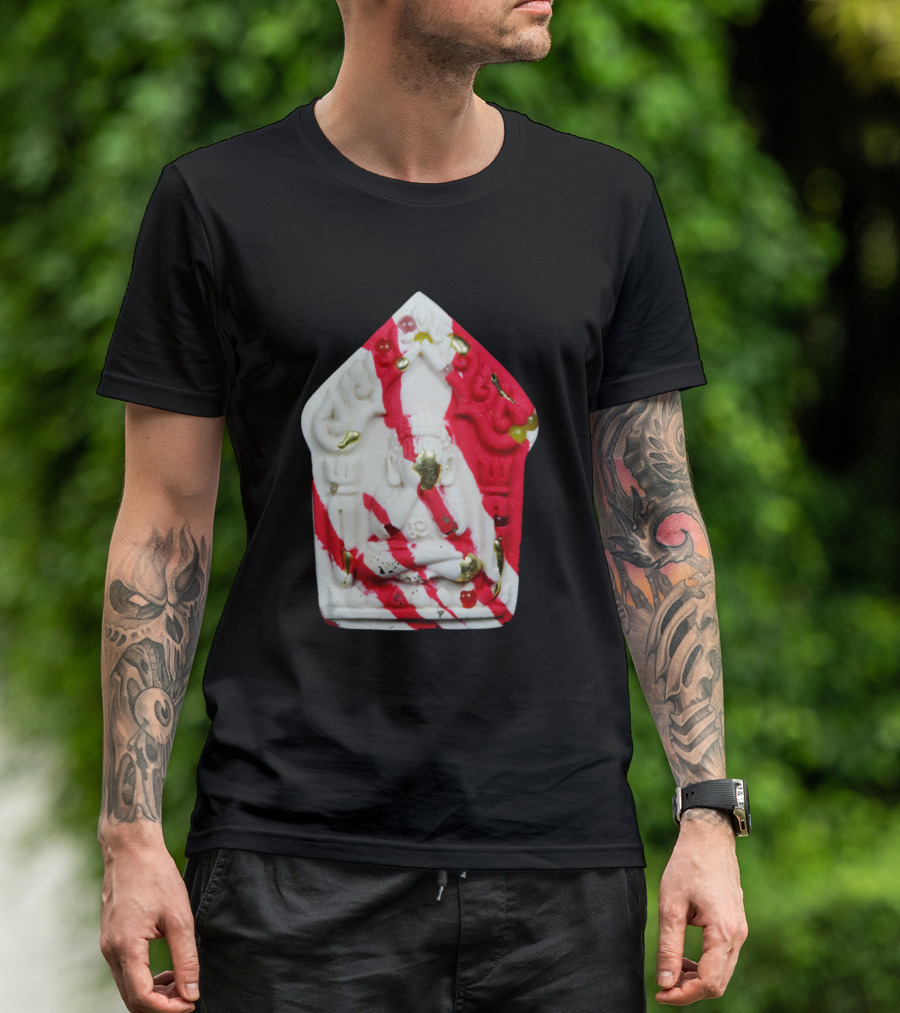 Amulet White Red Gold Spiritual T-Shirt