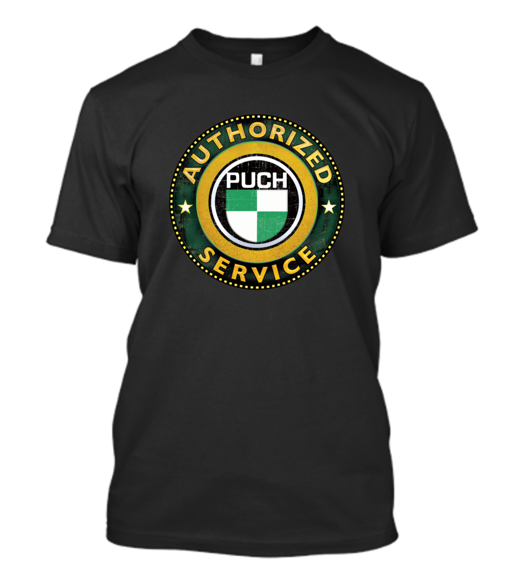Puch Authorized Service Vintage Emblem Retro T-Shirt