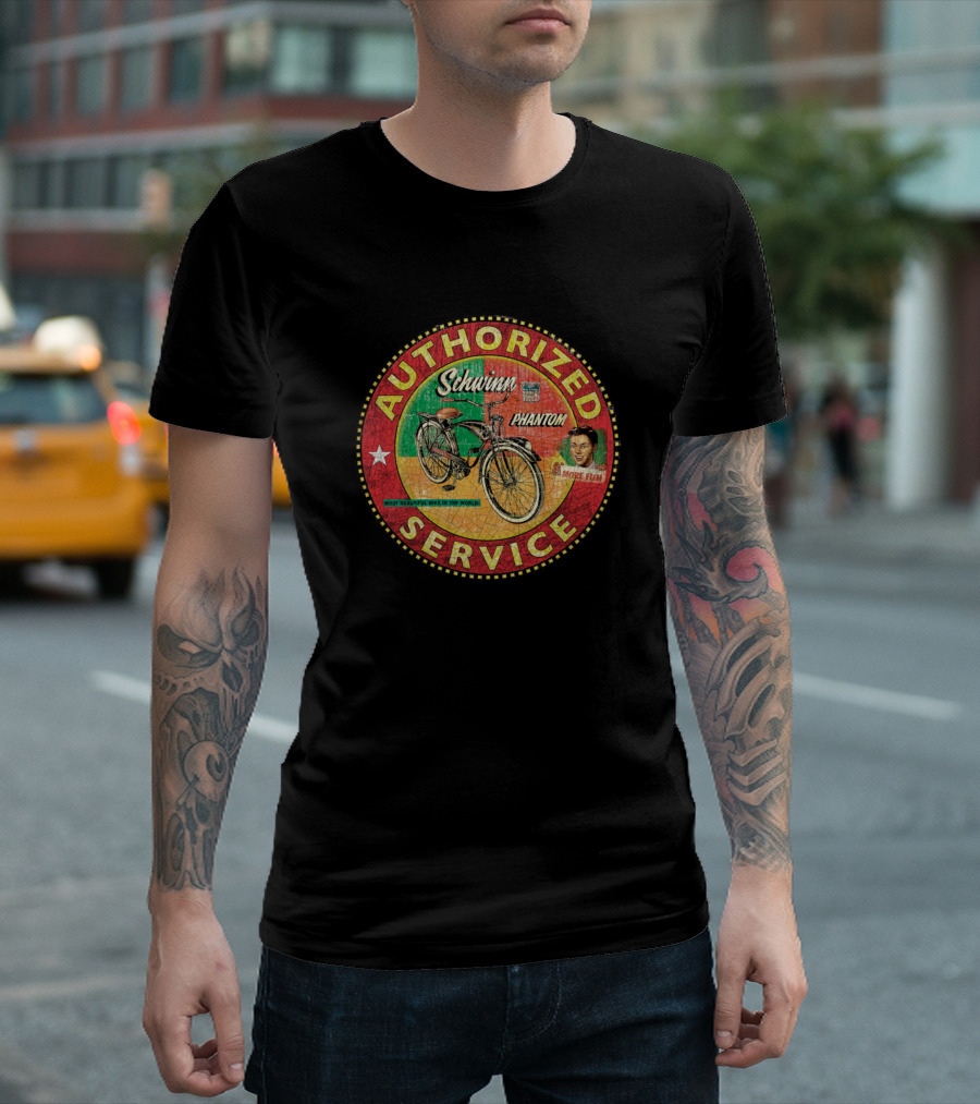 Authorized Service Schwinn Phantom More Fun Bicycle T-Shirt