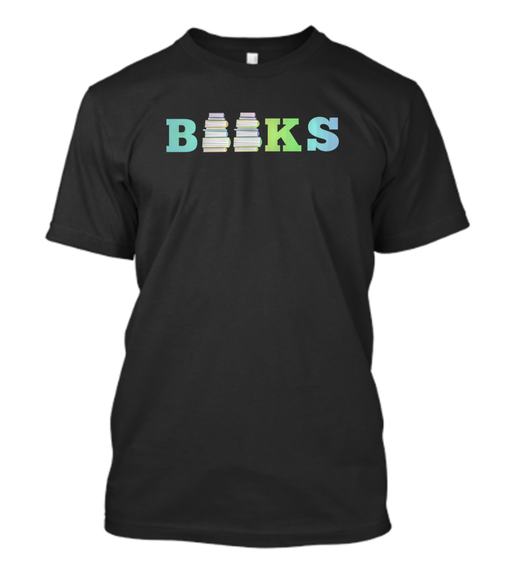 Beautiful Books Design Read Read Book Stack Typography T-Shirt