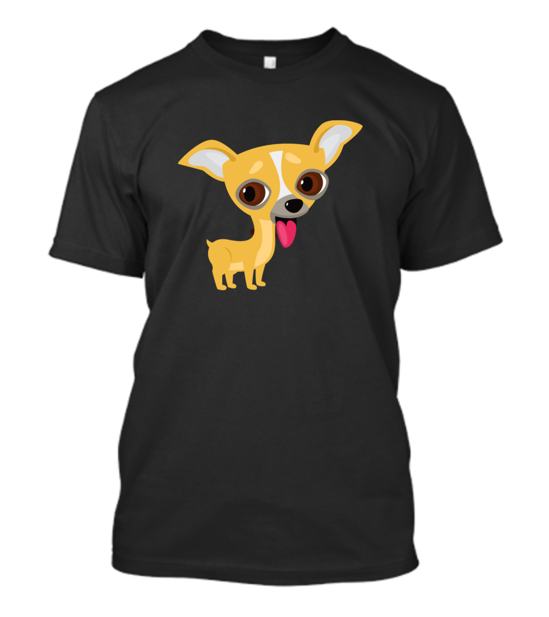 Adorable Big-Eyed Chihuahua With Tongue Out T-Shirt