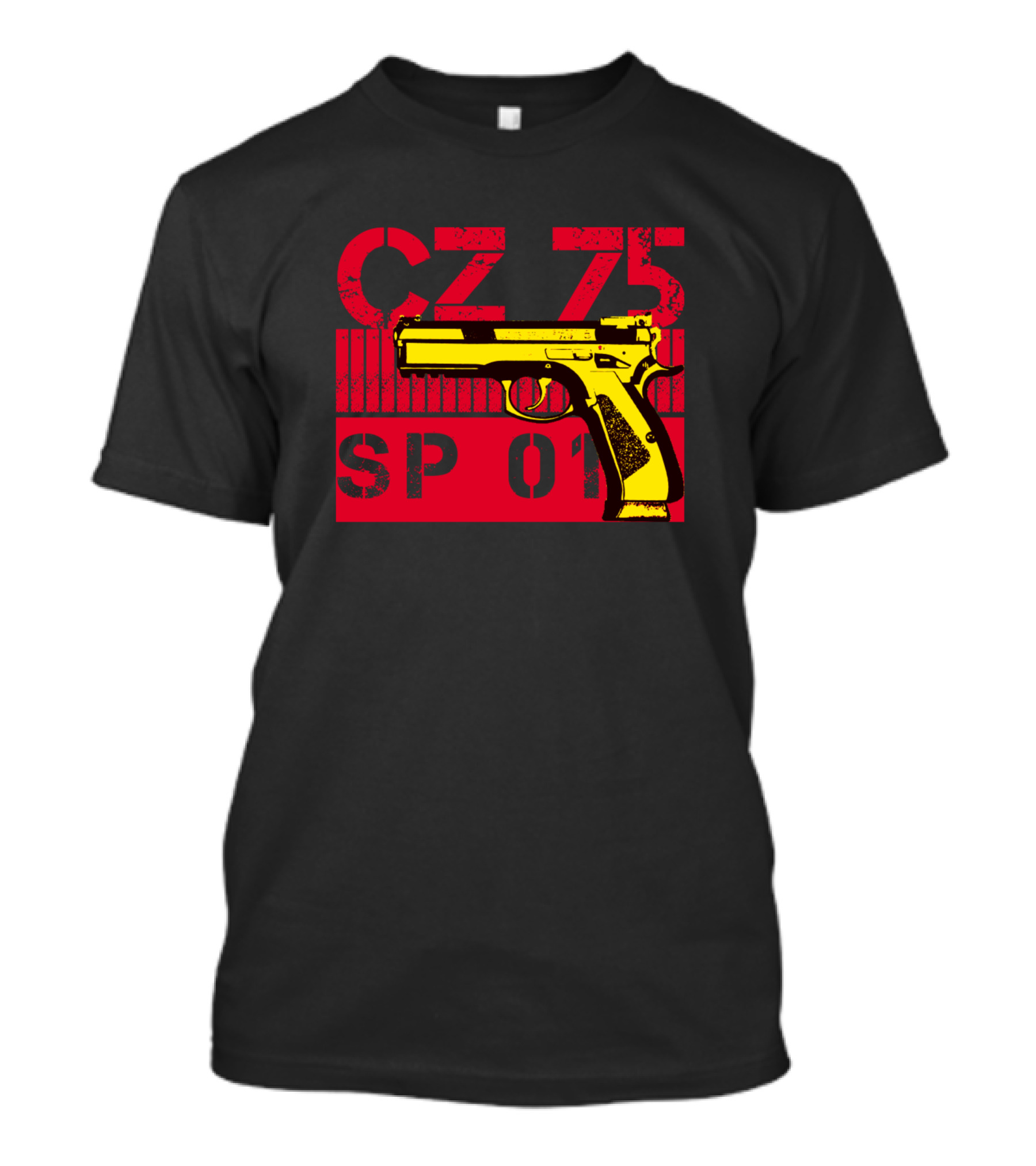CZ 75 SP 01 Handgun Vintage T-Shirt