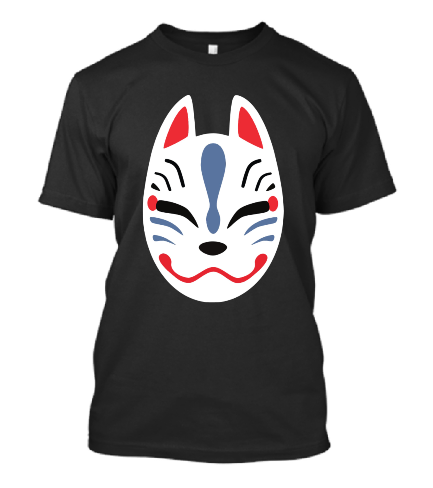 Japanese Kitsune Fox Mask T-Shirt
