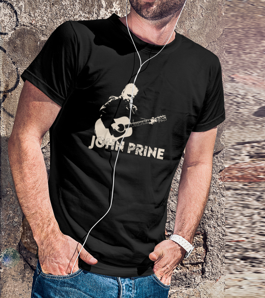 John Prine Guitar Silhouette Essential T-Shirt