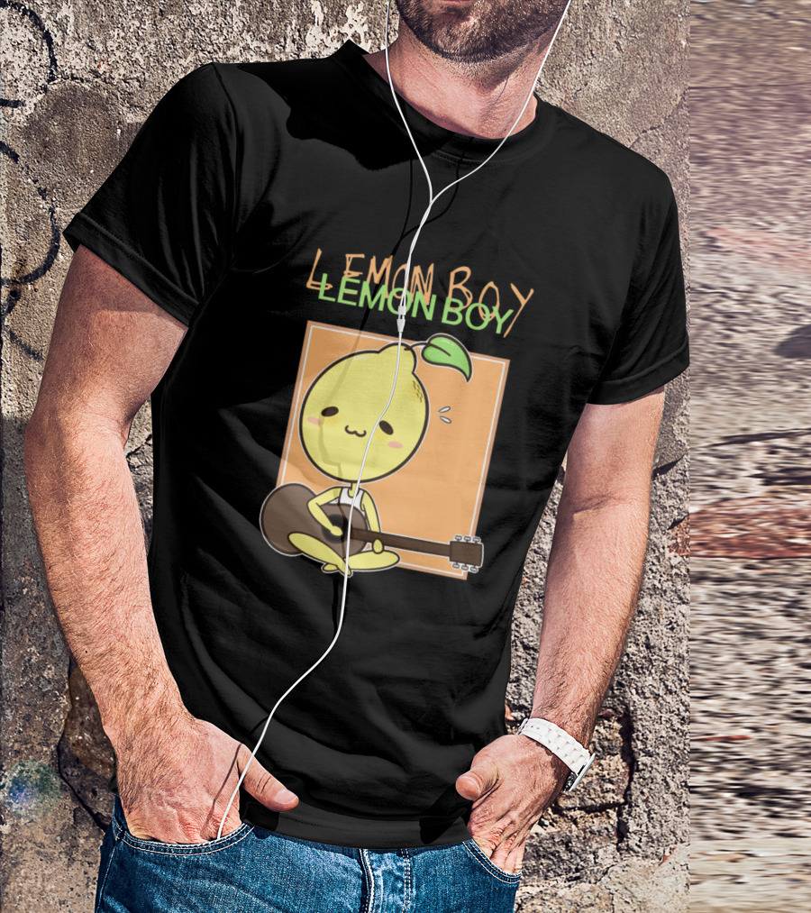 Lemon Boy Cavetown Album Essential Lemon Boy Guitar Character T-Shirt