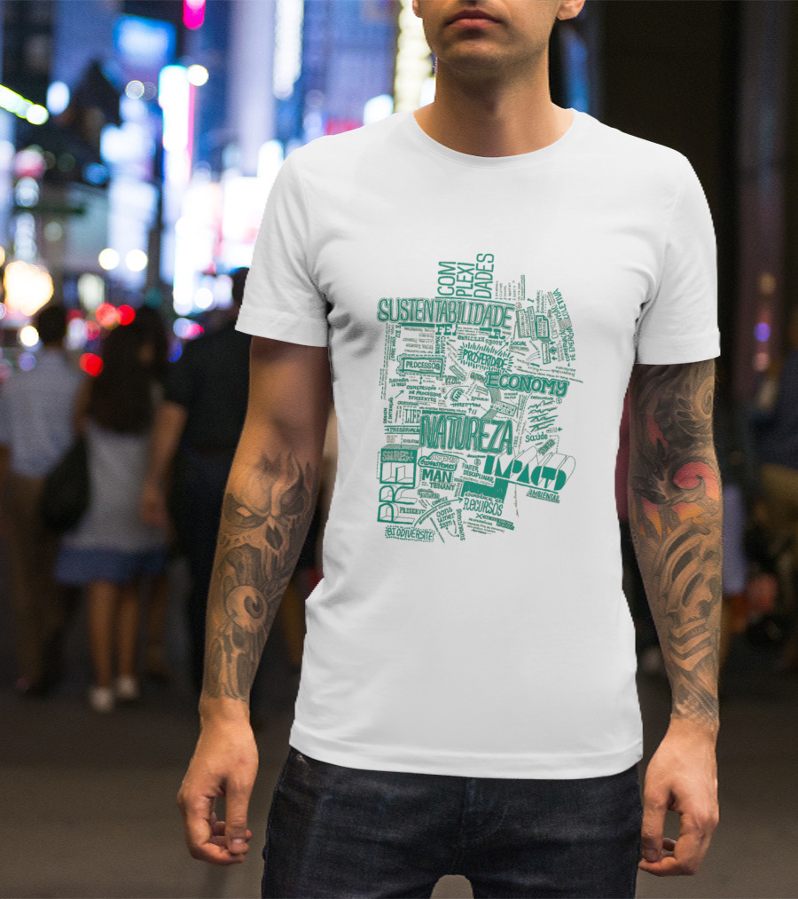 Natureza Sustentabilidade Complexidades Economia Saúde Recursos Impacto Ambiental Diversidade T-Shirt