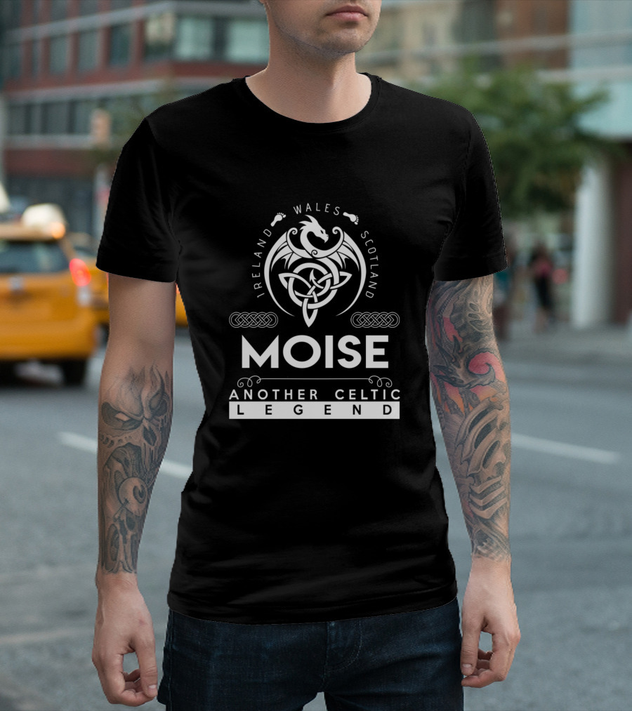 MOISE Another Celtic Legend Ireland Scotland Wales Dragon T-Shirt