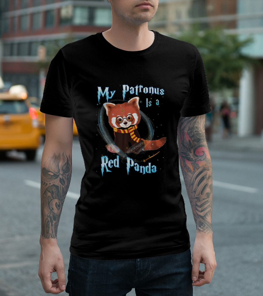 My Patronus Is A Red Panda Wizard Magic T-Shirt