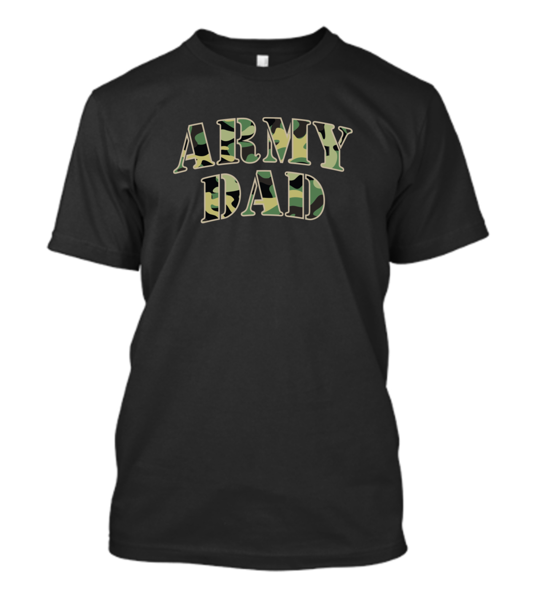 ARMY DAD Camouflage Text T-Shirt