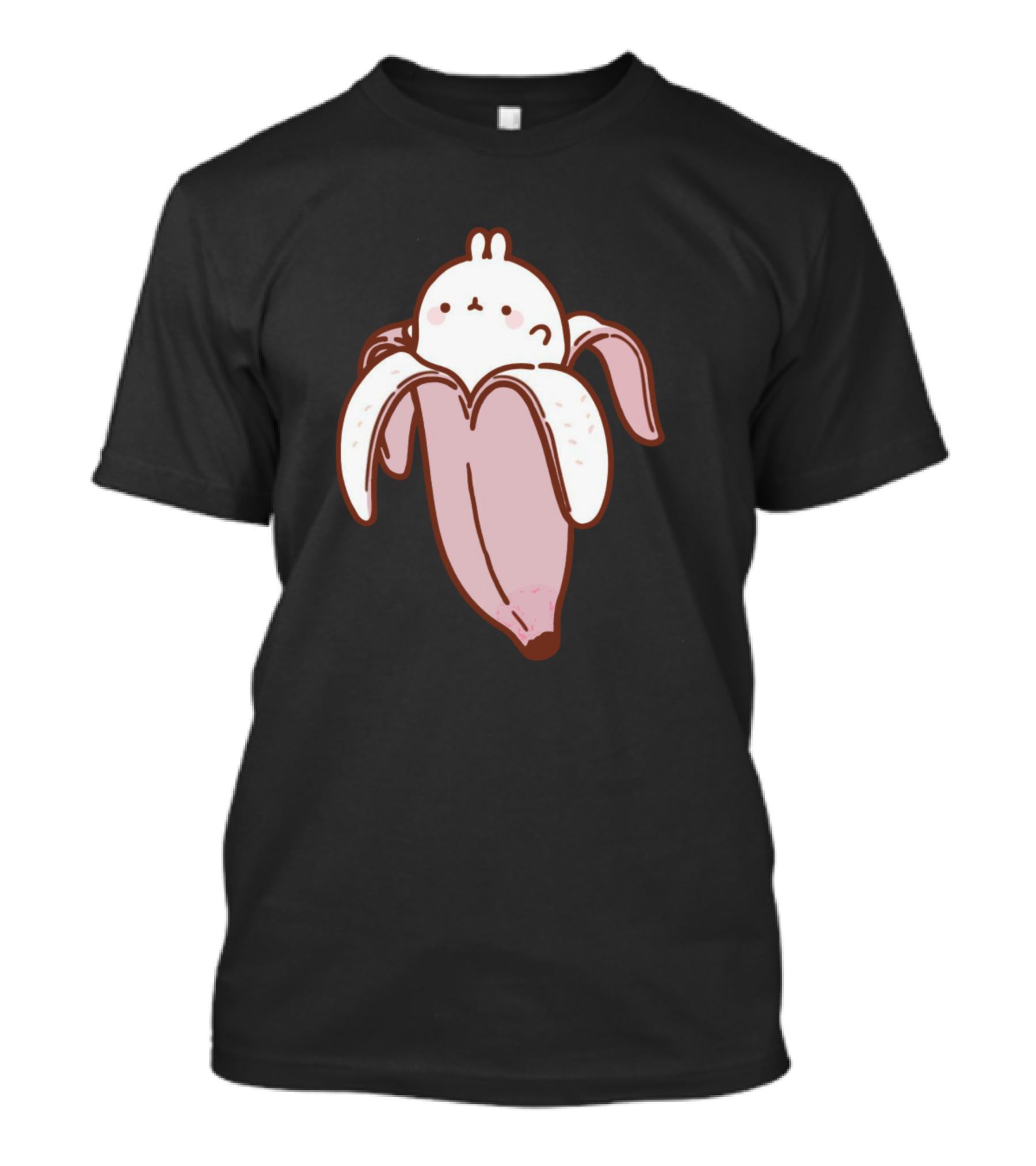 Baby Banana Fs8 Cute Character Peeking Out T-Shirt