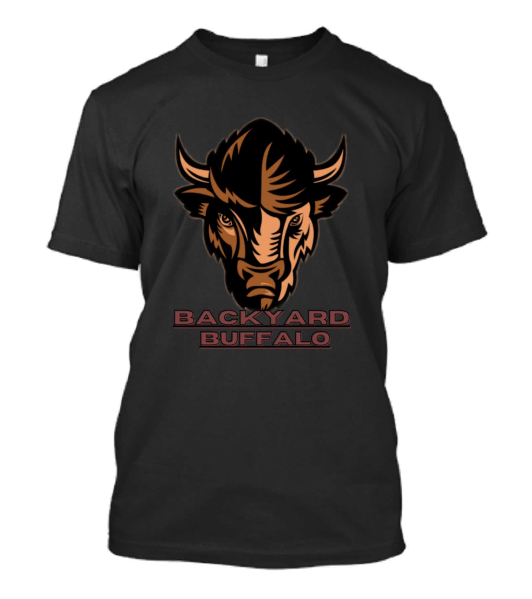 Backyard Buffalo Bison Head T-Shirt