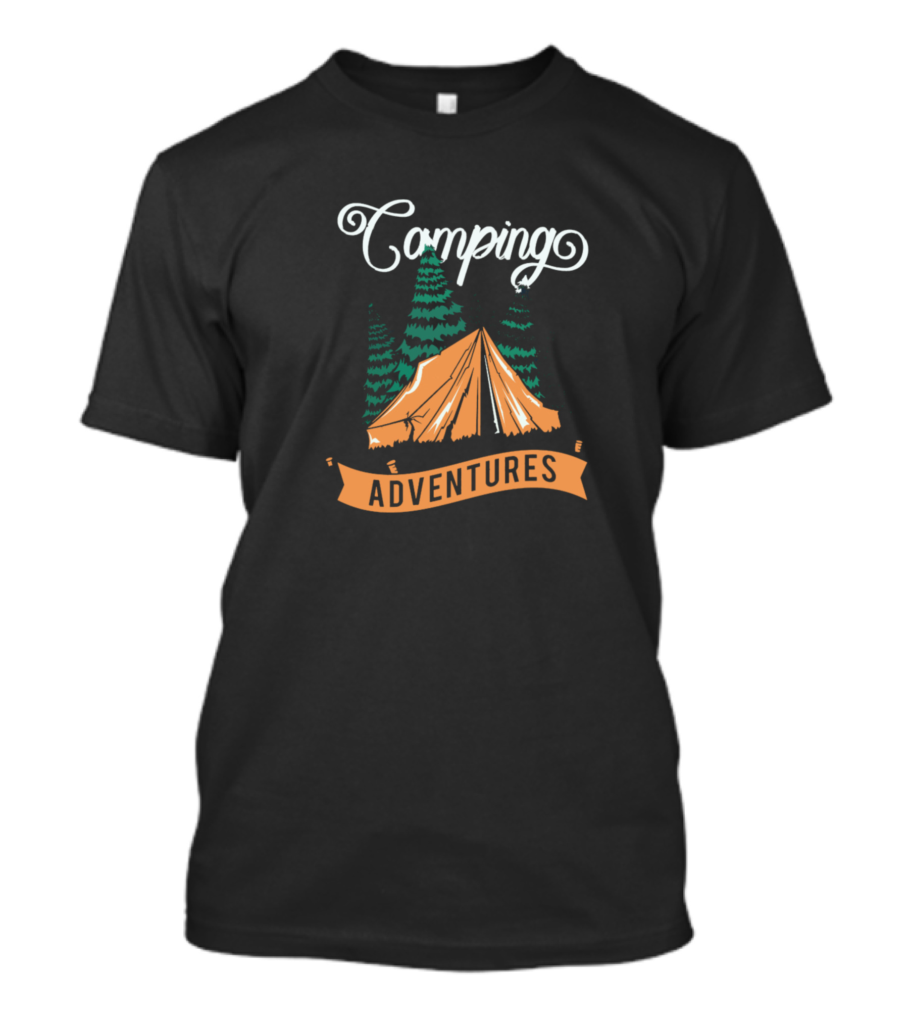 Camping Adventures Forest Tent T-Shirt