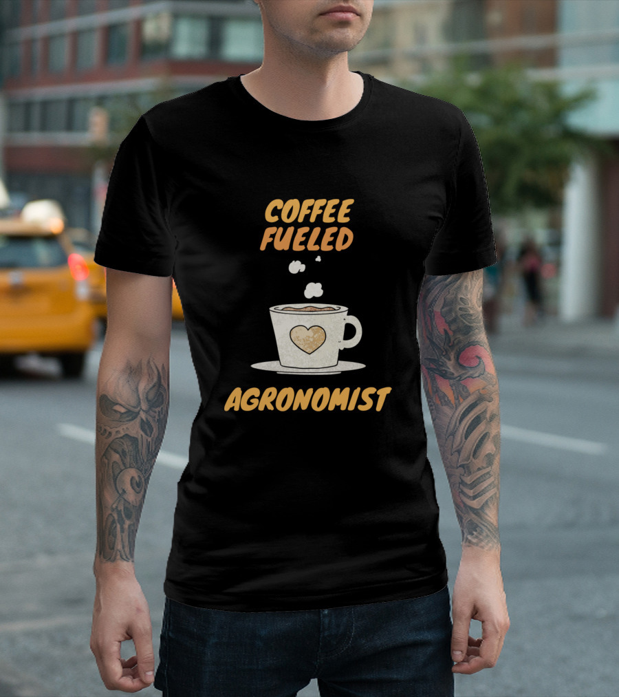 Coffee Fueled Agronomist Heart Cup T-Shirt