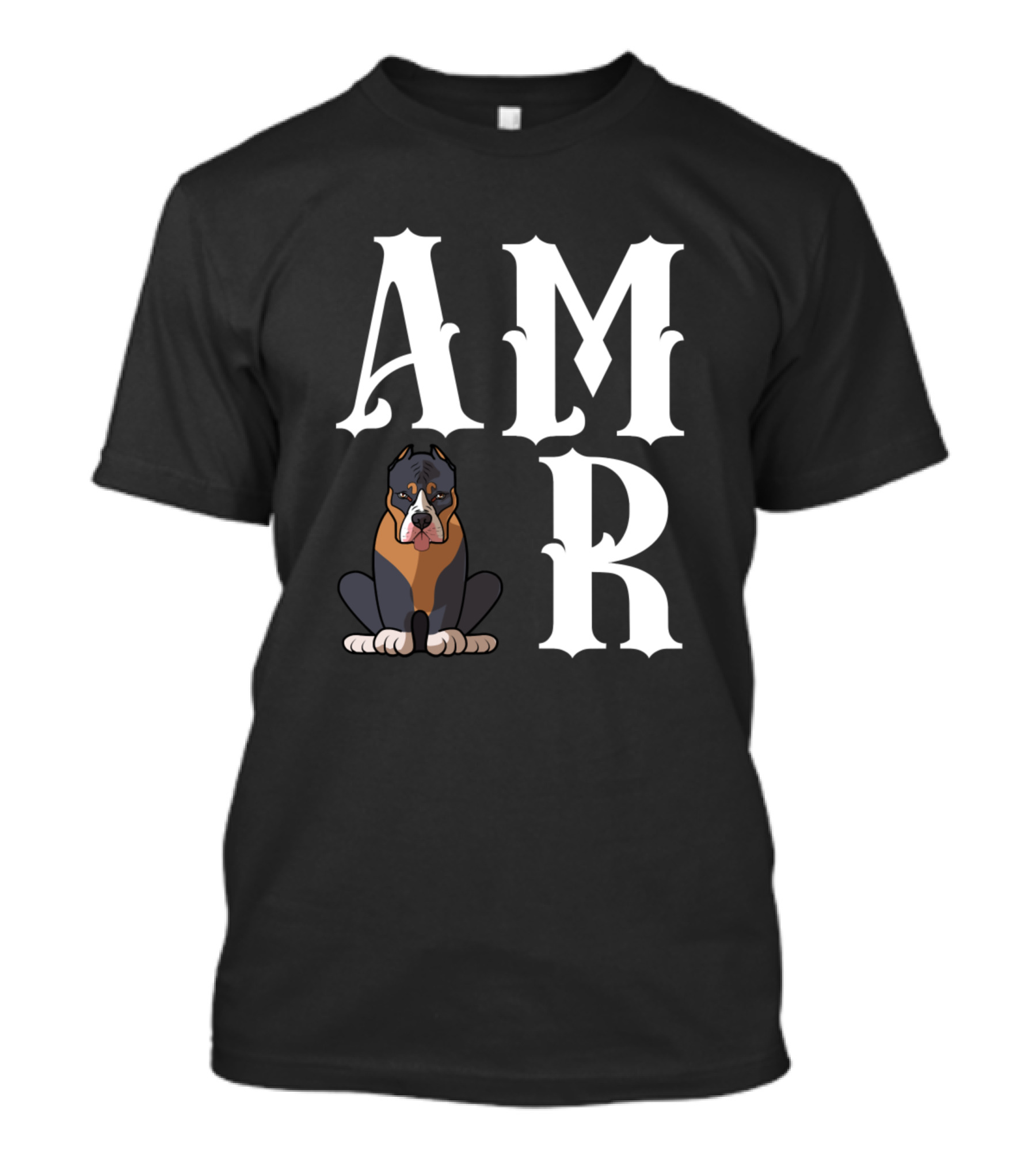 Amor Dogs Pitbull Dog Mom Love 56 T-Shirt