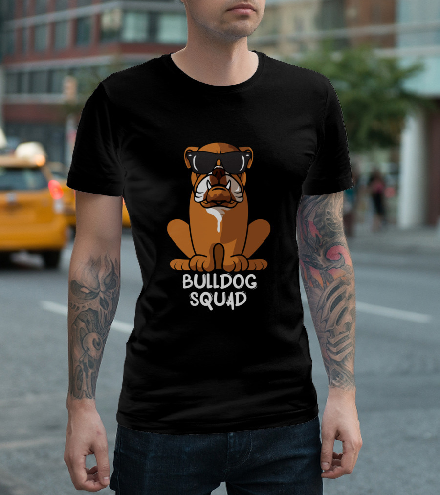 Bulldog Squad Howloween Dog Costume63 T-Shirt