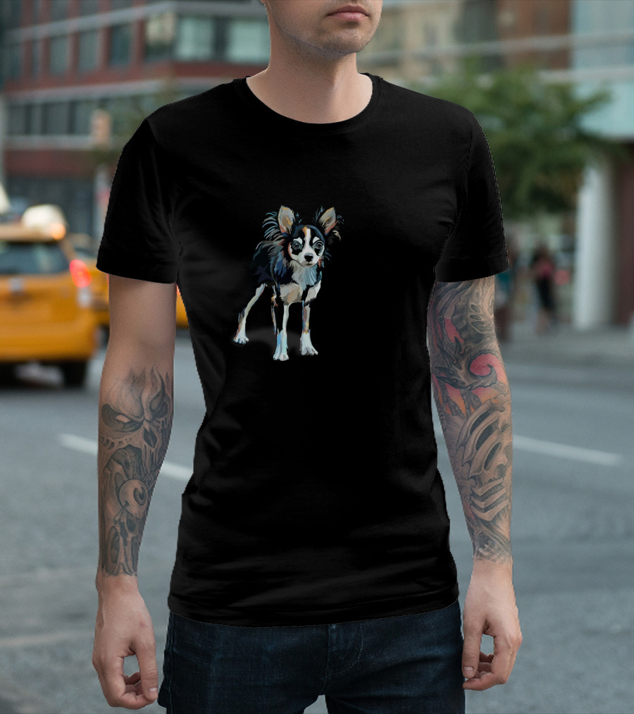 Though She Be But Little She Is Fierce Chihuahua Mama Lover Owner T-Shirt