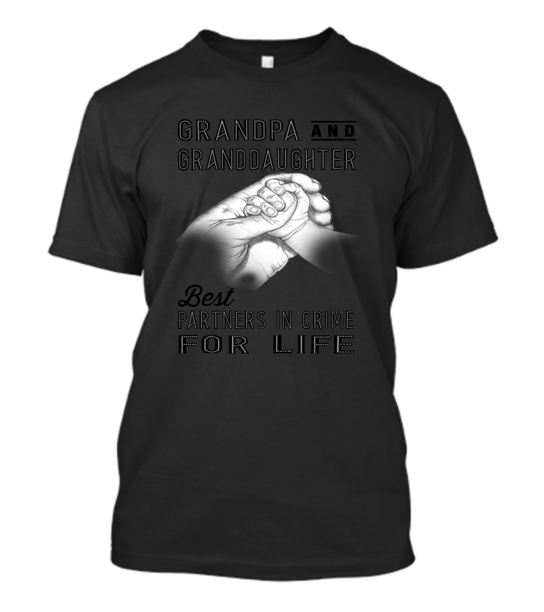 Grandpa And Granddaughter Best Partners In Crime For Life T-Shirt