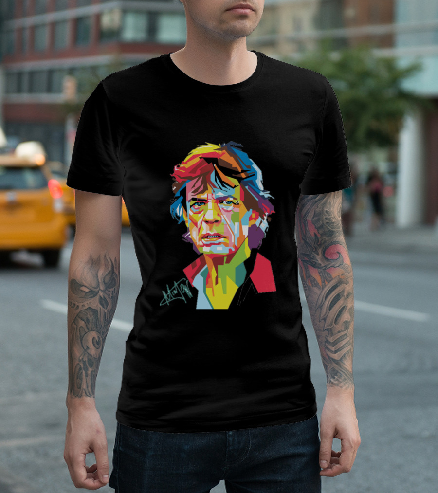 Judas Pop Art Vibrant Portrait Signed T-Shirt