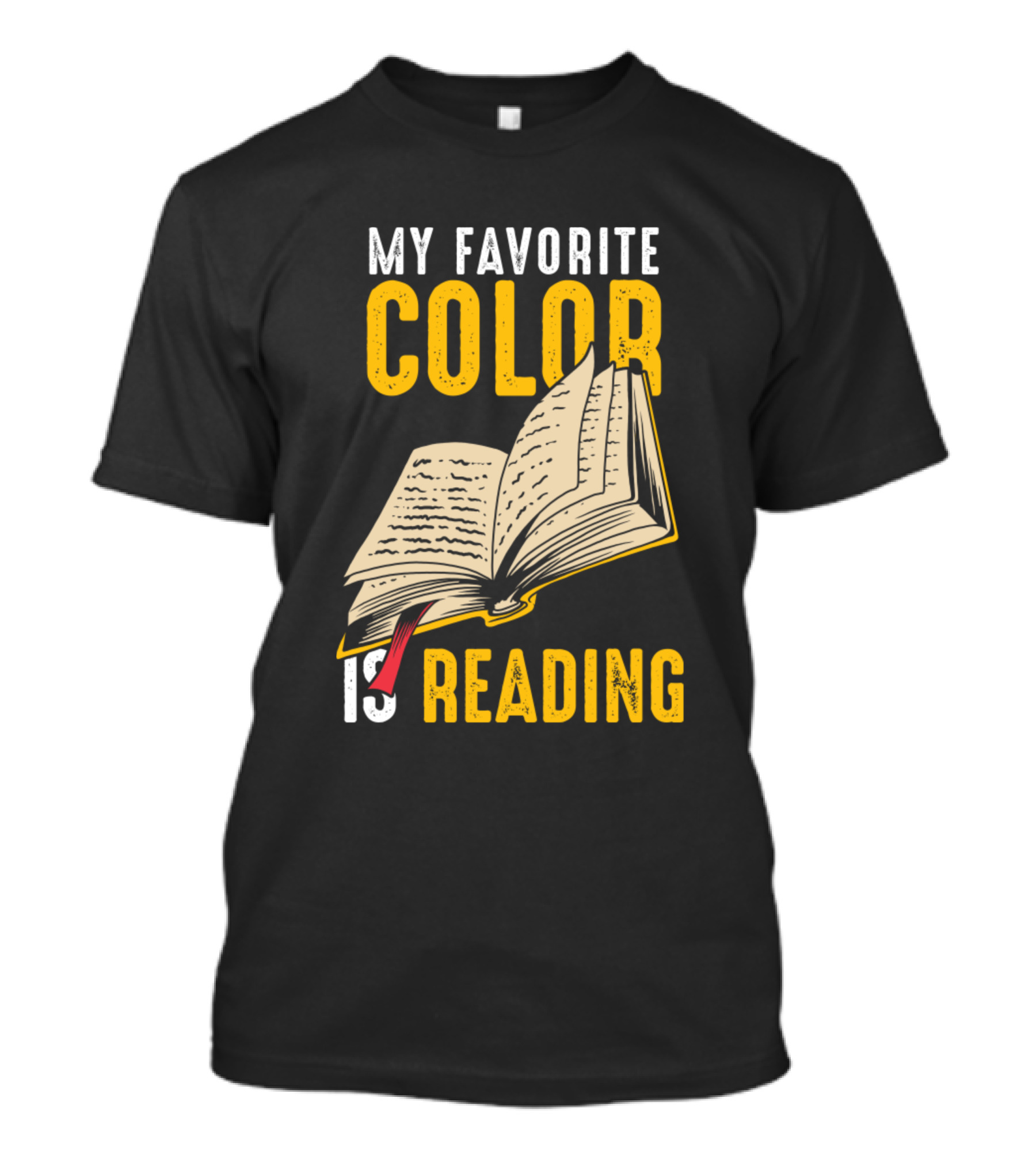 My Favorite Color Is Reading Open Book T-Shirt