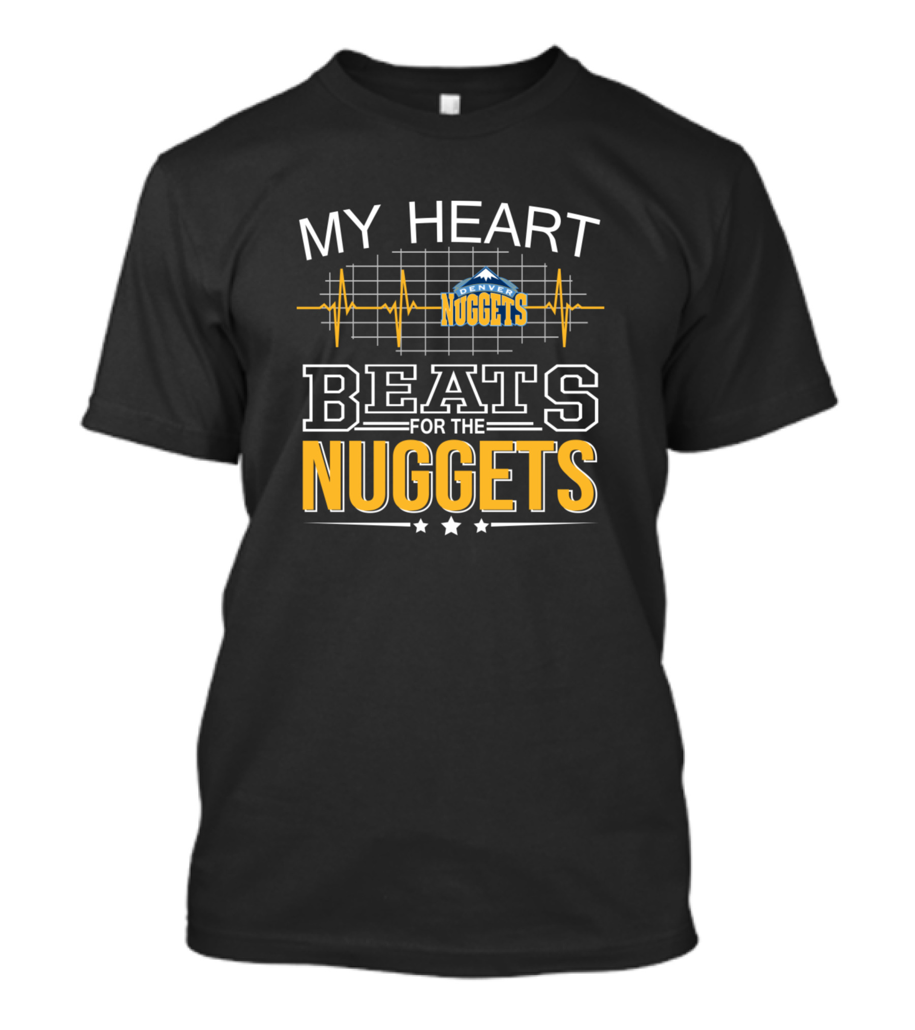 My Heart Beats For The Denver Nuggets T-Shirt