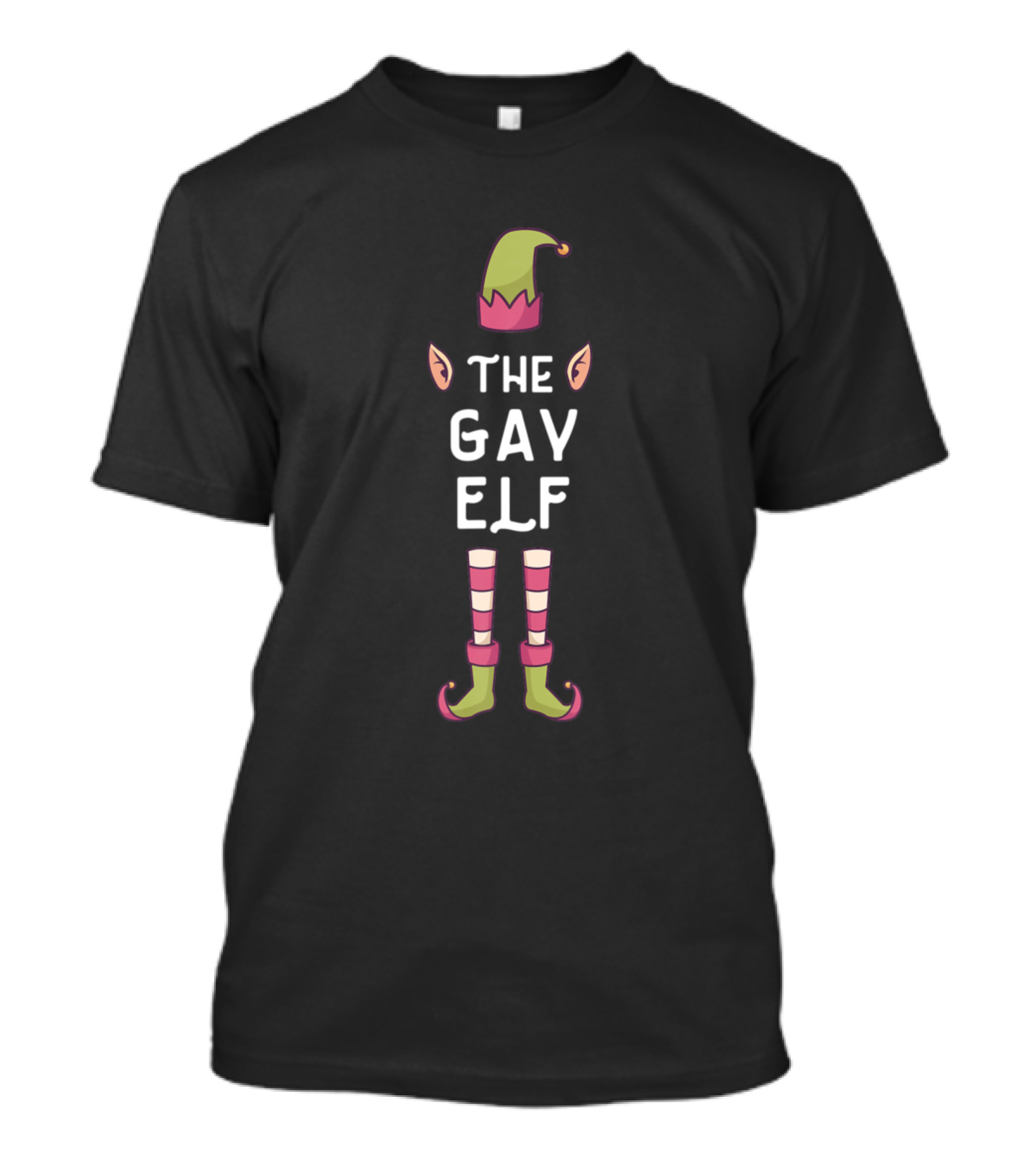 The Gay Elf Matching Family Group Holiday T-Shirt