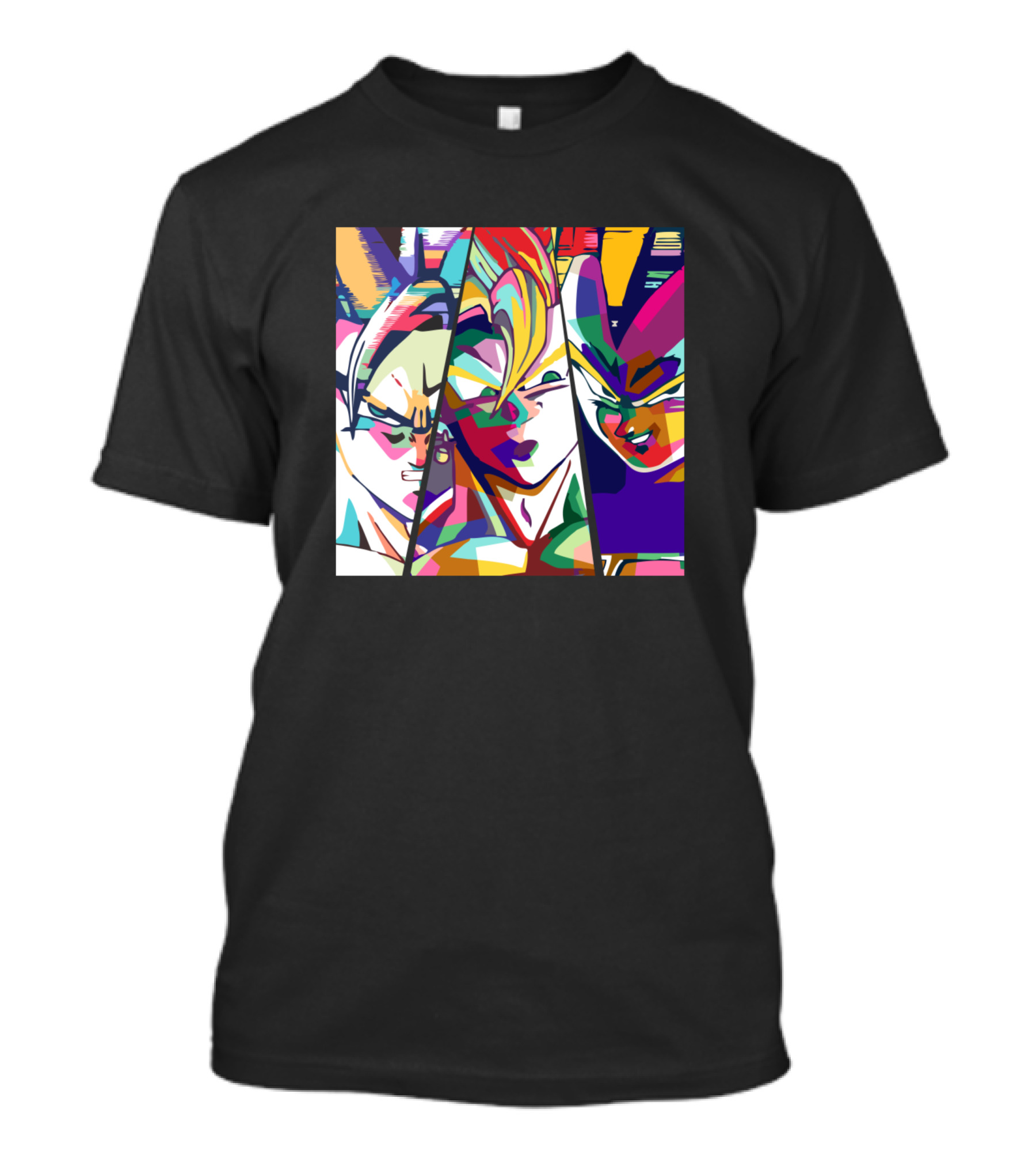 Vegetto Fusion Art Colorful Pop T-Shirt