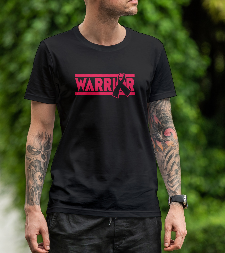 Warrior Hemophilia Awareness Red Ribbon T-Shirt