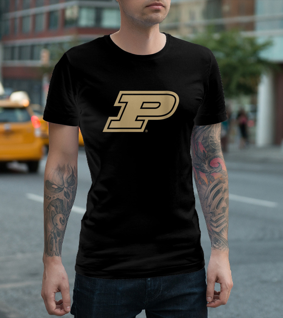 Purdue University Boilermakers NCAA P Logo T-Shirt