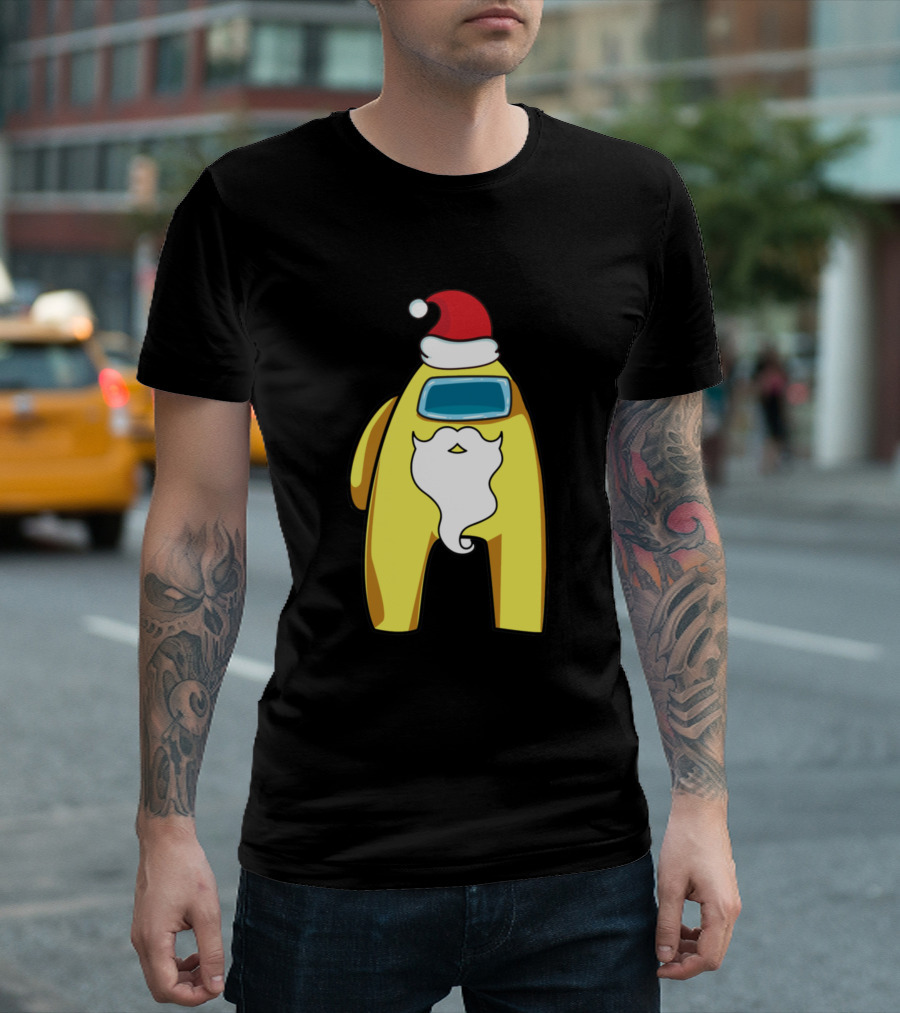 Among Us Santa Hat Crewmate T-Shirt