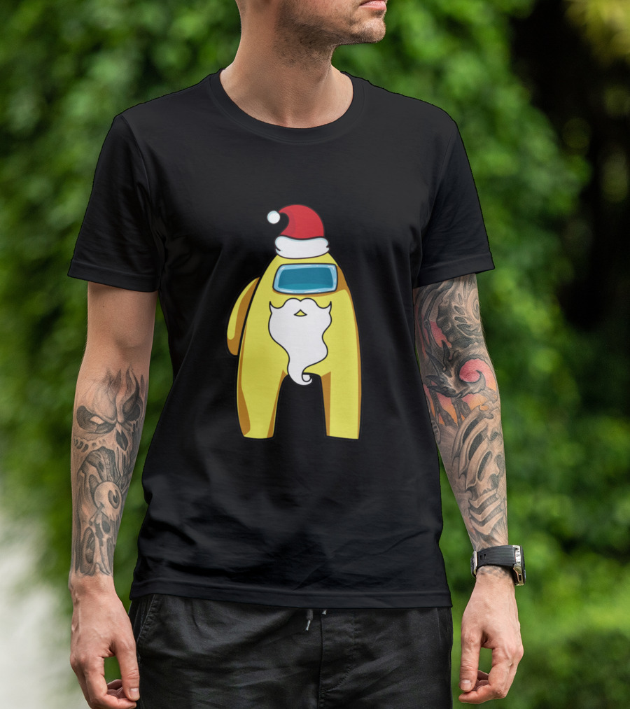 Among Us Santa Hat Crewmate T-Shirt