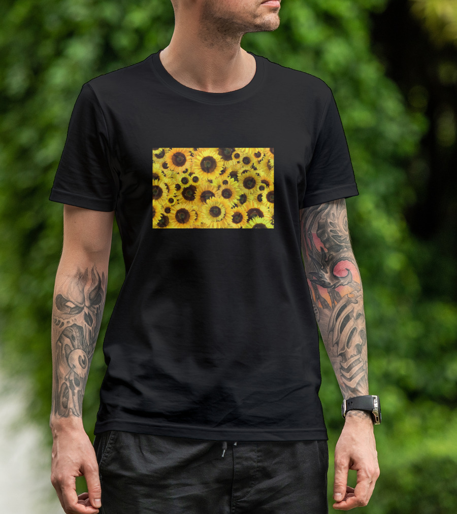Beautiful Vibrant Sunflowers Blossom T-Shirt