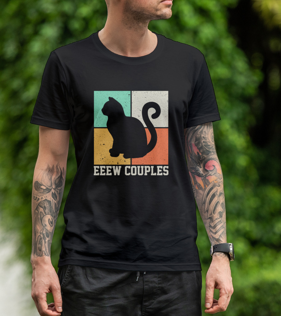 Eeew Couples Cat Lover Pets T-Shirt