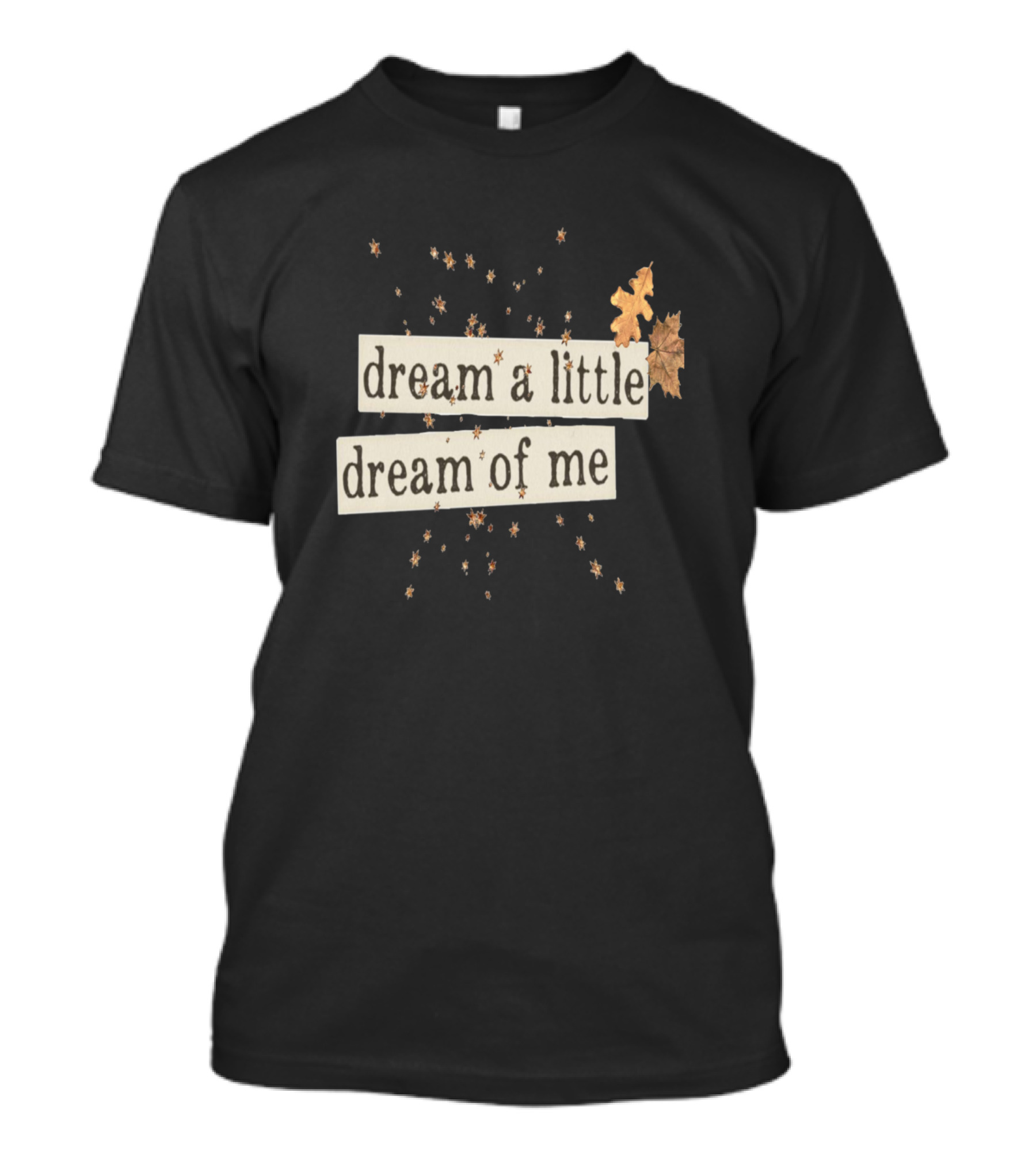 Dream A Little Dream Of Me Falling Leaves And Stars T-Shirt