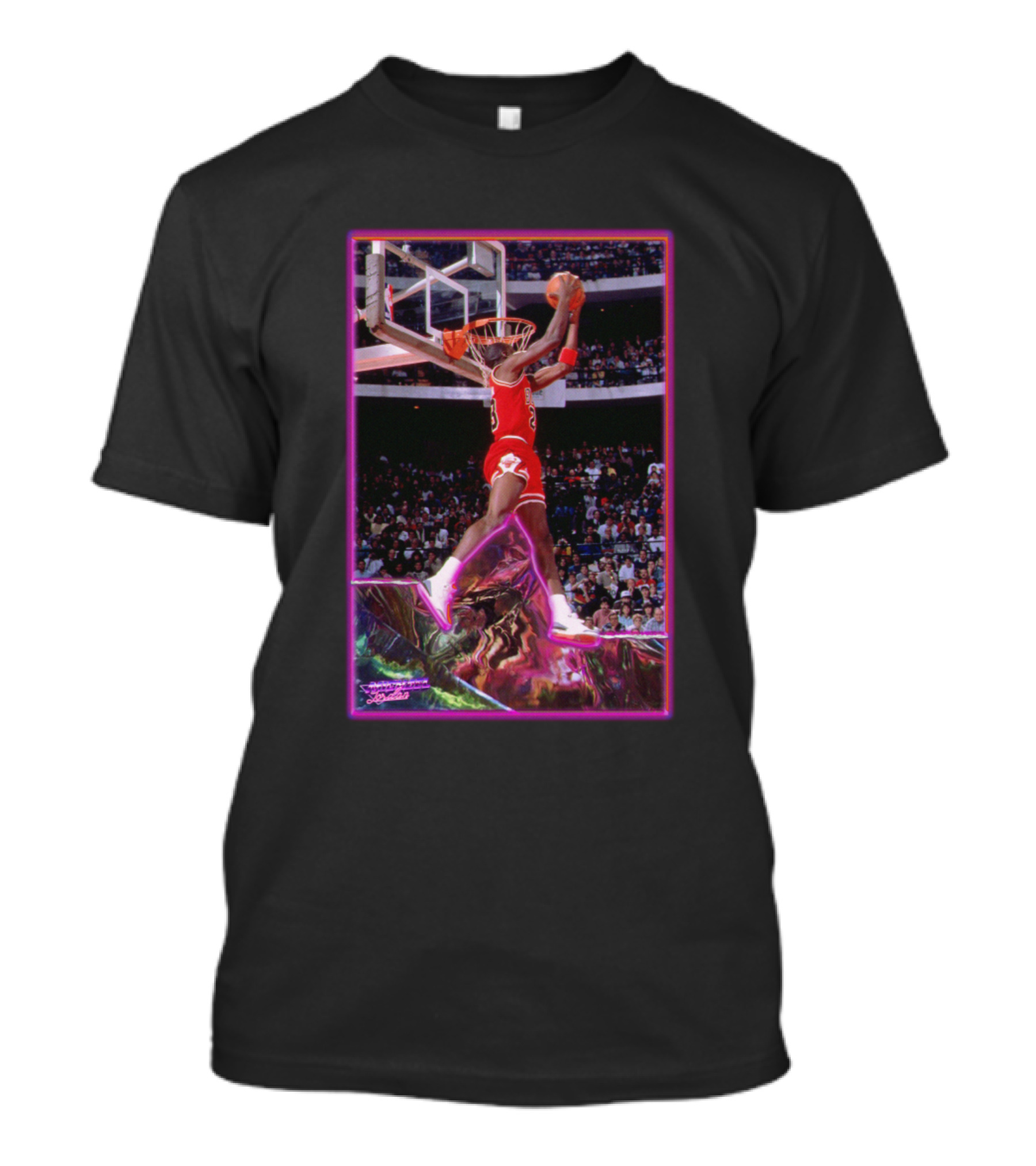 Flying Michael Jordan Jumpman NBA Dunk Edition T-Shirt