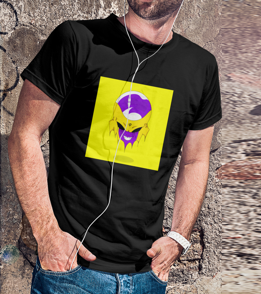 Golden Frieza Drip Iconic Style Vibrant T-Shirt