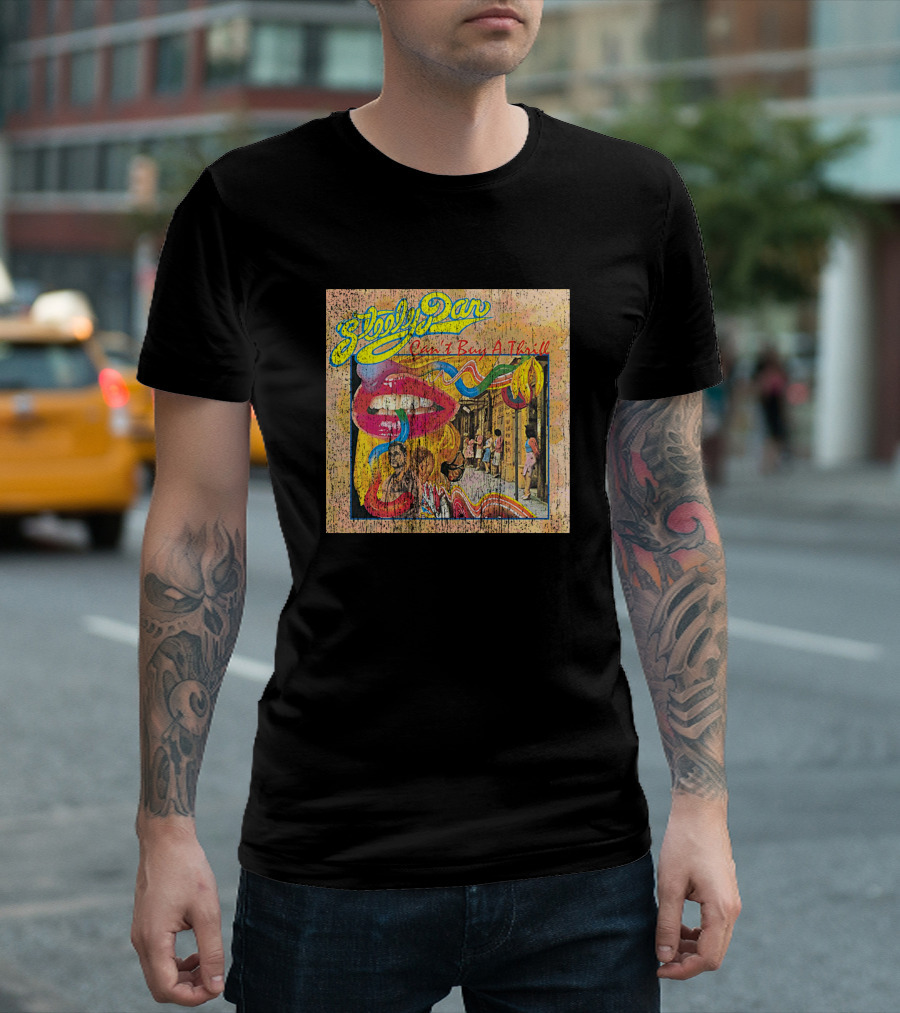 Steely Dan Can't Buy A Thrill Album Art with Vibrant Illustrated T-Shirt