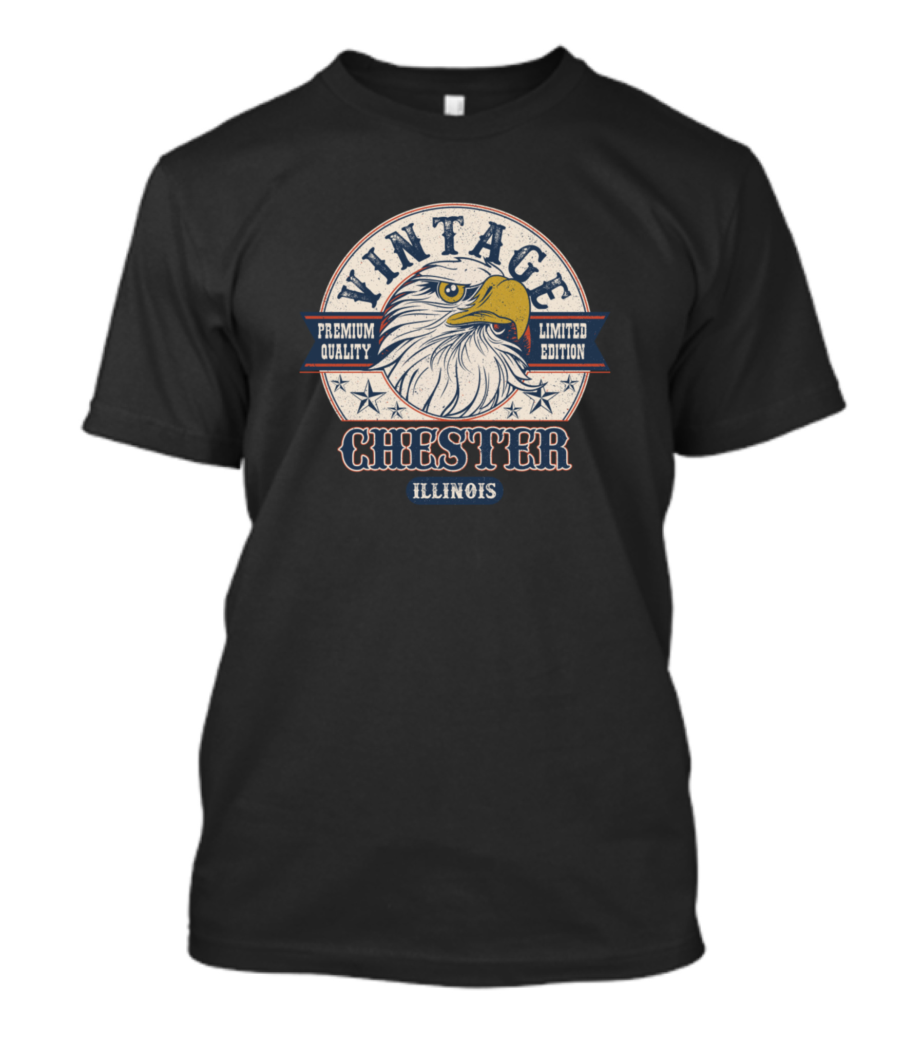 Vintage Chester Illinois Eagle T-Shirt