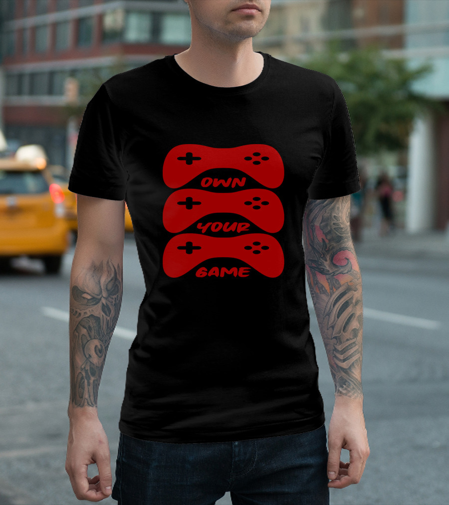 Own Your Game Gaming Controllers T-Shirt