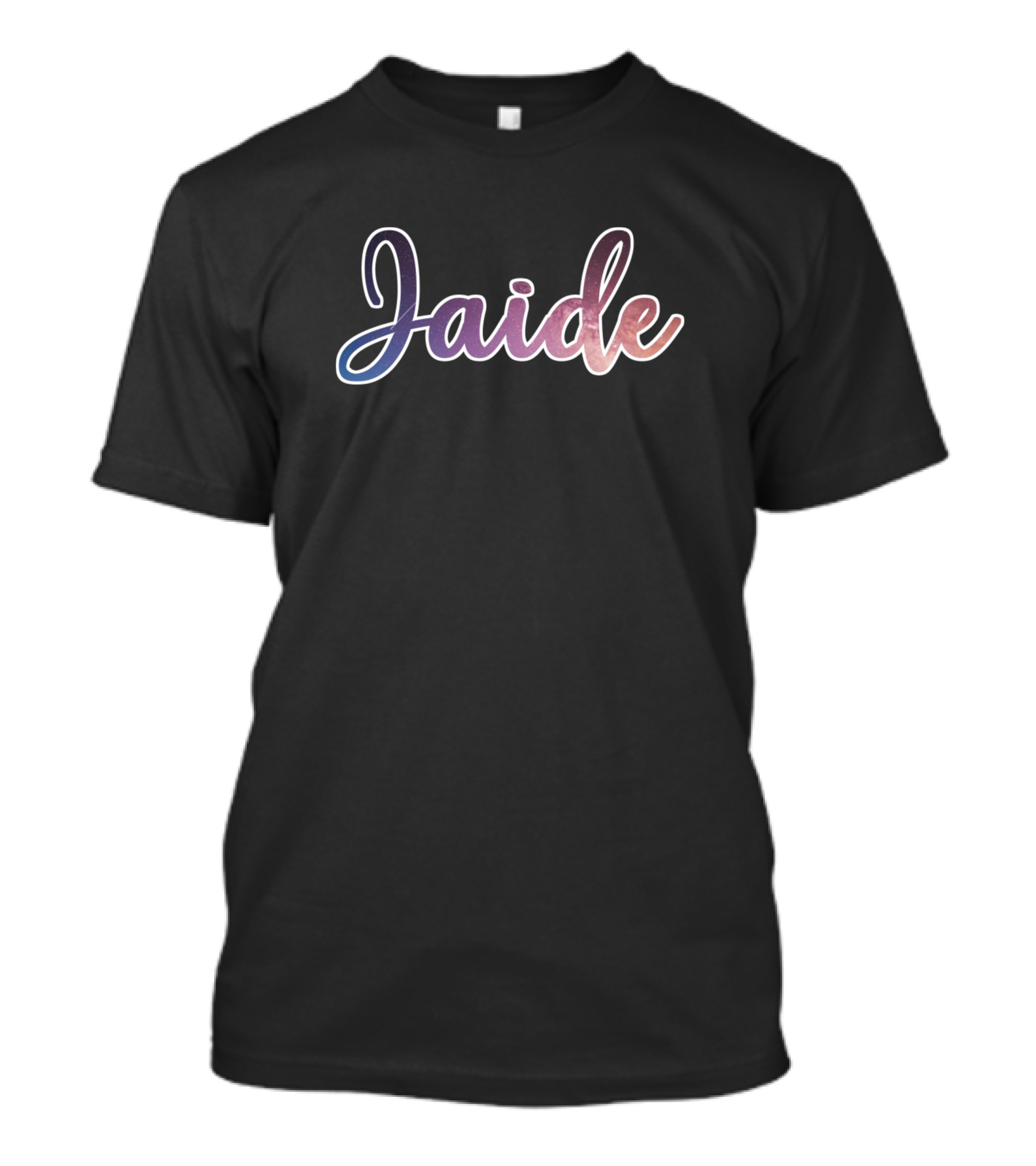 Jaide Space Gradient Text T-Shirt