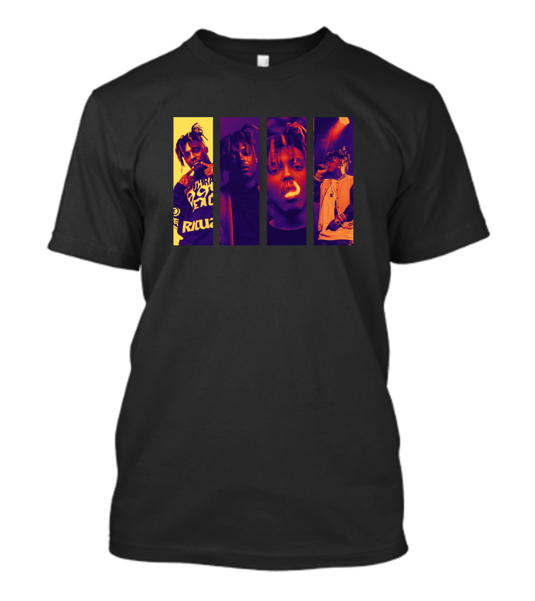 Rip Juicewrld Vibrant Tribute Montage T-Shirt