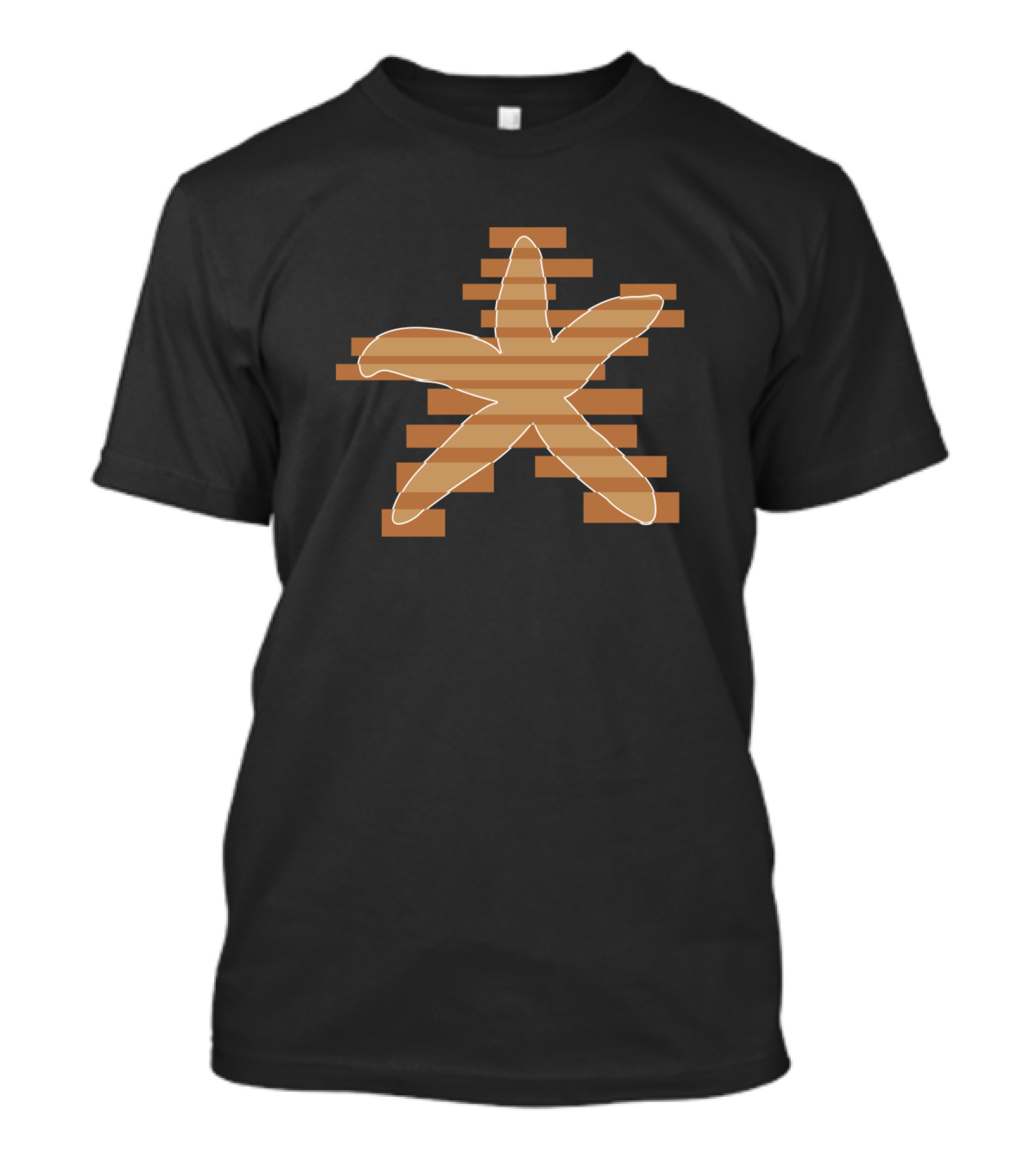 Sea Star Striped Geometric T-Shirt