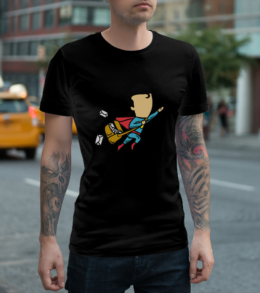 Superman Postman Flying Mail Delivery T-Shirt