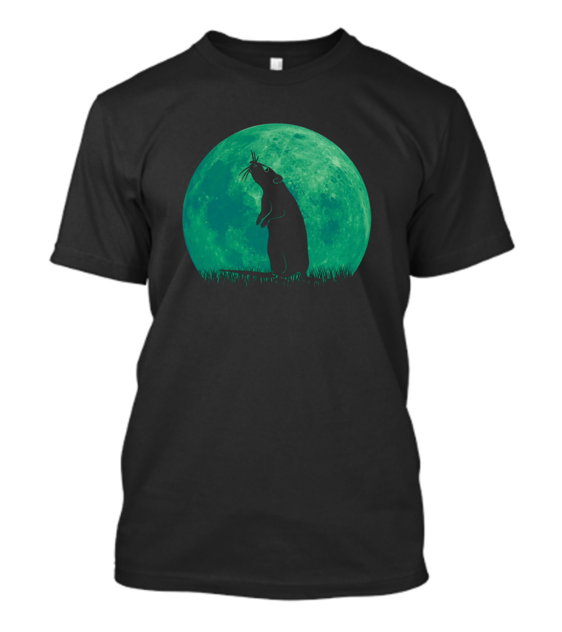 Mouse Rat Full Moon Silhouette For Mouse Lover T-Shirt