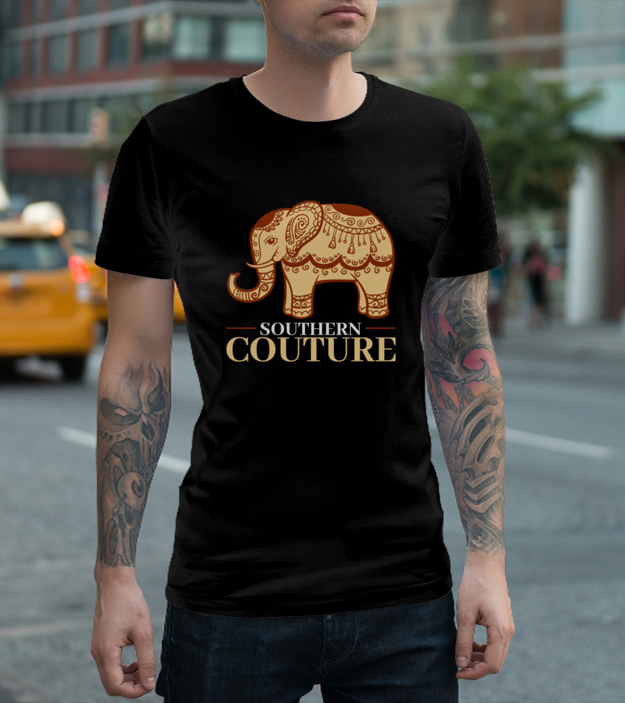 SOUTHERN COUTURE Elephant T-Shirt
