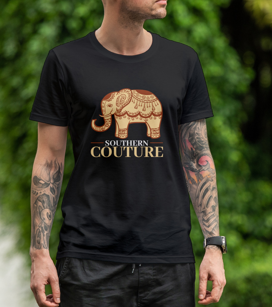 SOUTHERN COUTURE Elephant T-Shirt