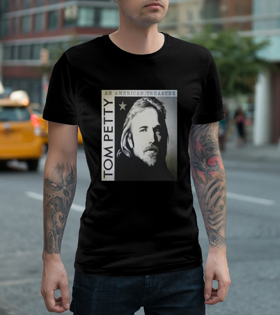 Tom Petty An American Treasure Star T-Shirt